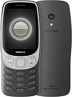 Nokia 3210 4G 2024 Dual Sim Black; 2.4" (320x240) TN / кнопочный моноблок / Unisoc T107 / ОЗУ 64 МБ / microSD до 32 ГБ / камера 2
