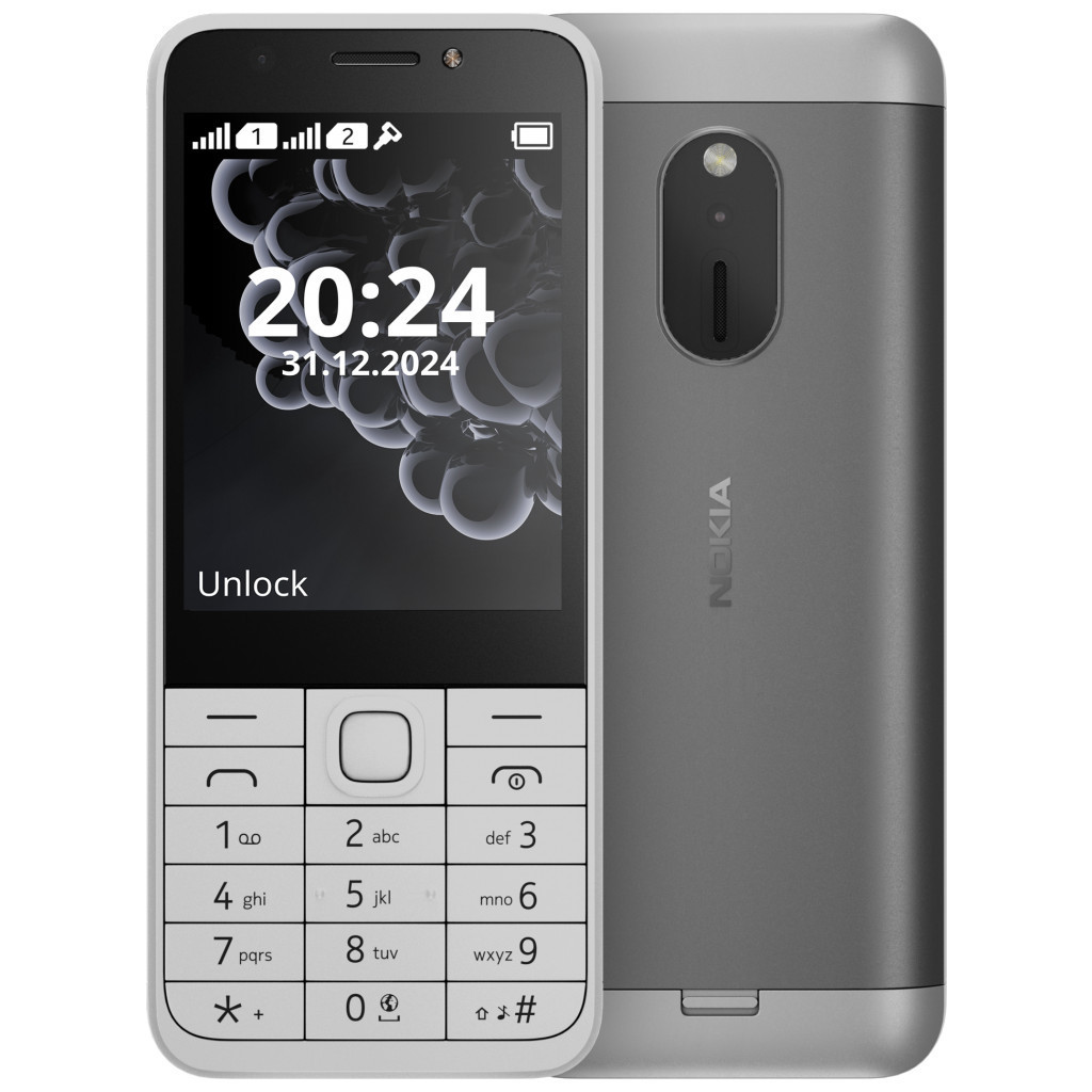Мобільний телефон Nokia 230 DS 2024 8 MB16 MBWhite (230 DS 2024 White)