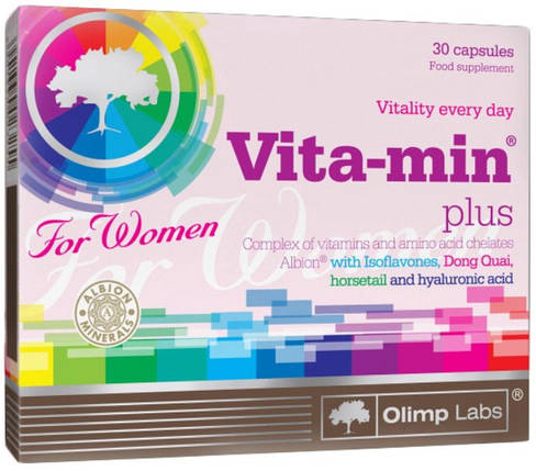 Вітаміни для жінок Vitamin Plus For Women 30 капсул, фото 1