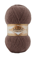 Пряжа Angora gold Alize-493 світло-коричневий
