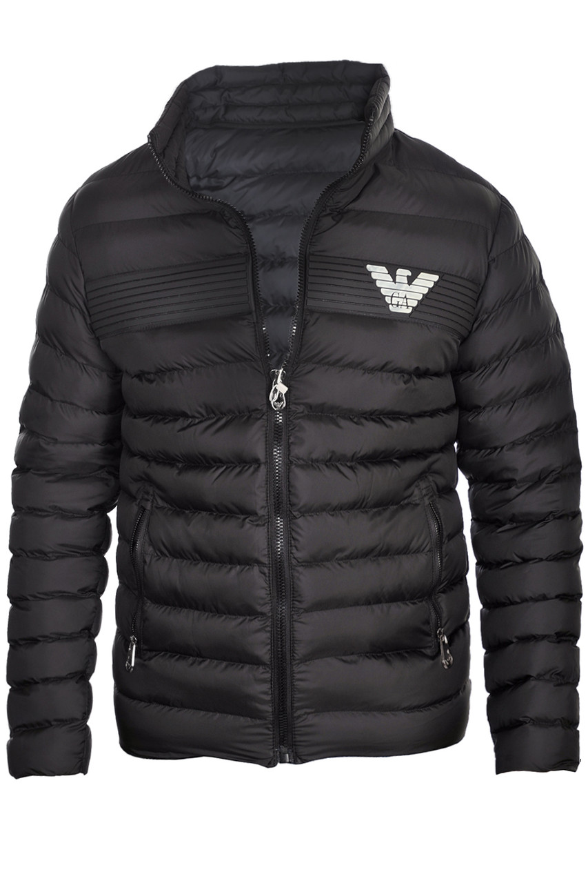 Куртка чоловіча демісезонна Armani 24-1294 чорна