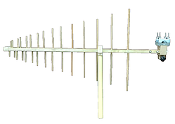 Антена логоперіодична широкосмугова 250 - 1100 МГц ALU-V/H-0,5-0311-01