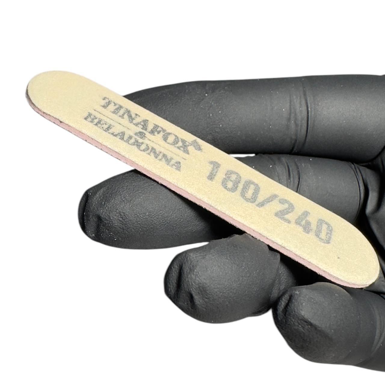 Пилочка міні манікюрна 180/240 гріт TINAFOX