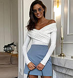 Жіноче боді з відкритими плечима, фото 5