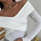 Жіноче боді з відкритими плечима, фото 4