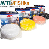 Круг полірувальний APP під різь М14 d150 жовтий (середньої жорсткості)