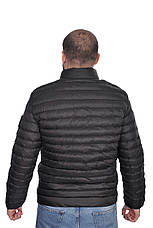 Куртка чоловіча демісезонна Stone Island 24-S3856 чорна, фото 5