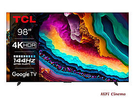 Телевізор 98 дюймів TCL 98UHD870 ширина 218 см 4K 144Гц