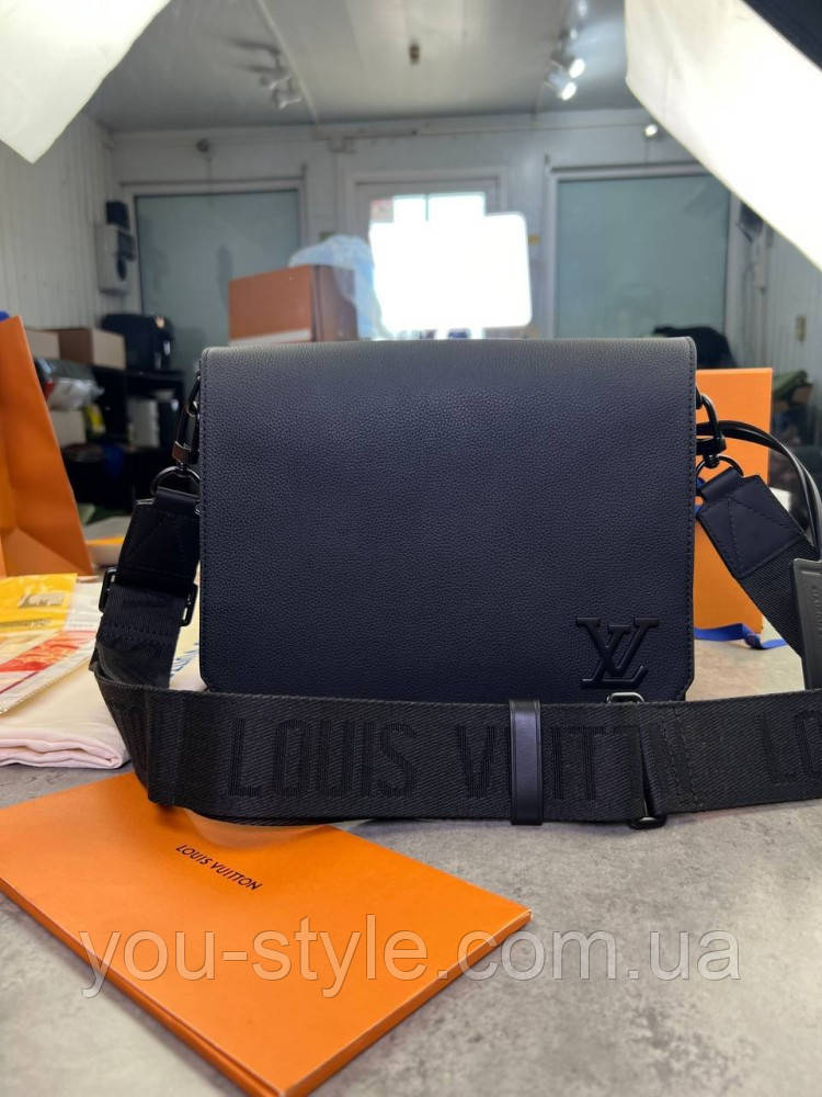 Месенджер чорний Louis Vuitton Takeoff c809