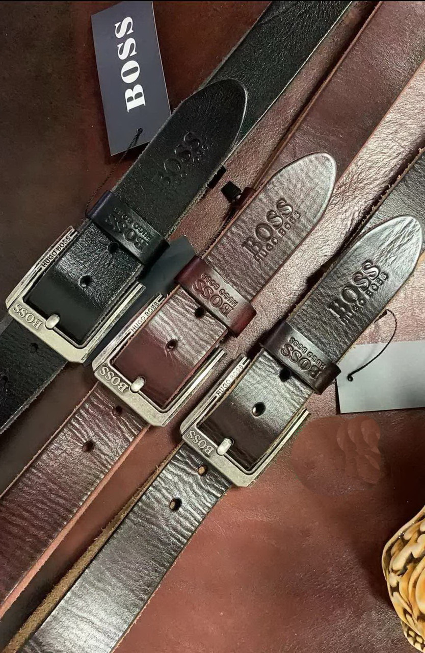 Ремінь чоловічий шкіряний Hugo Boss 40 мм 930564