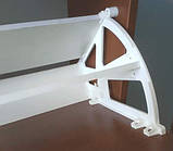 Полиця для взуття двохсекційна. пластик, сірий (МЕХАНІЗМ), фото 4