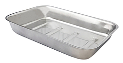 Лоток медичний металевий прямокутний