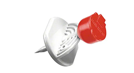 Канюля для аспірації та введення лік. засоб. з мультидозових флаконів Mini-Spike® Chemo, червона