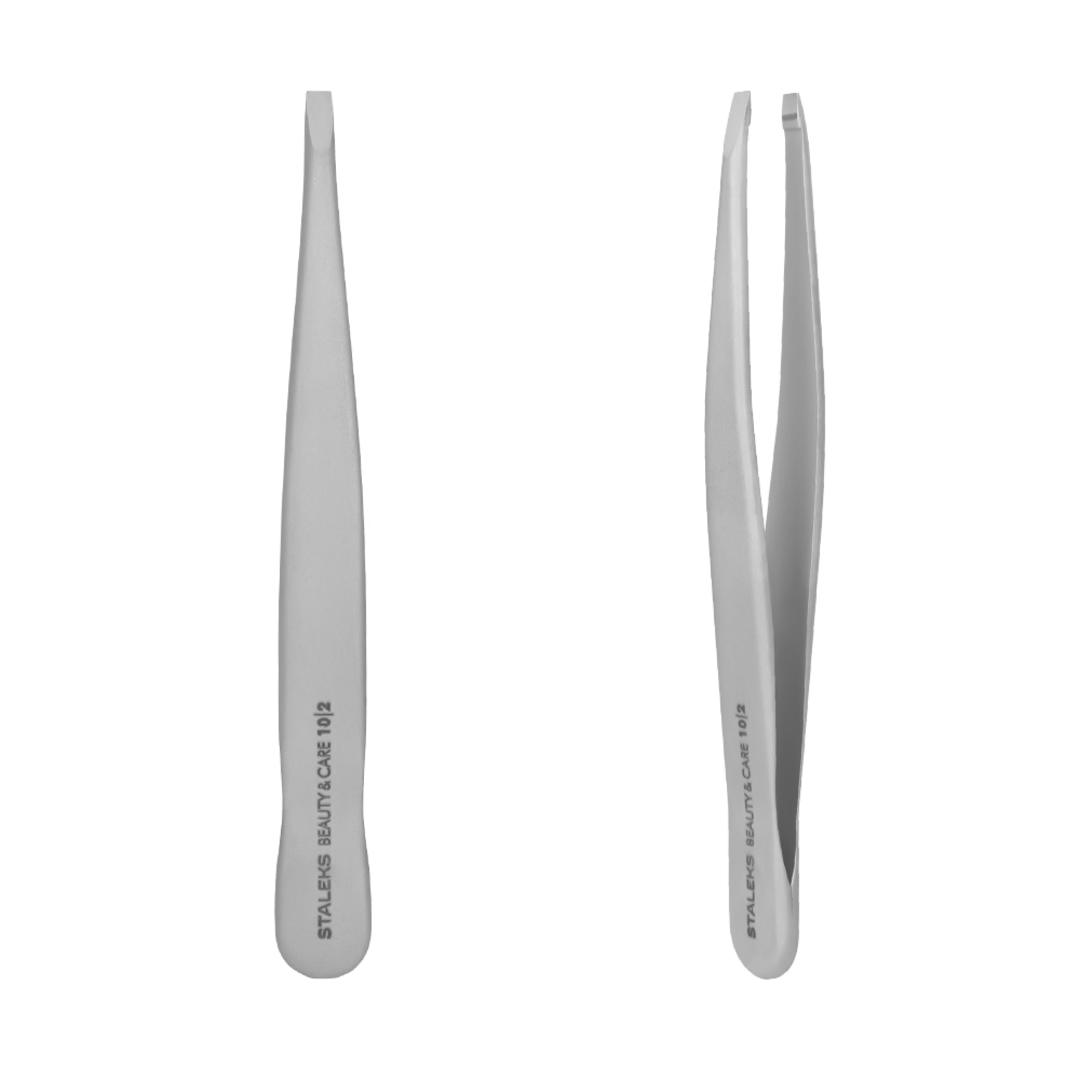 Пінцет для брів STALEKS BEAUTY & CARE 10 TYPE 2 TBC-10/2, фото 1