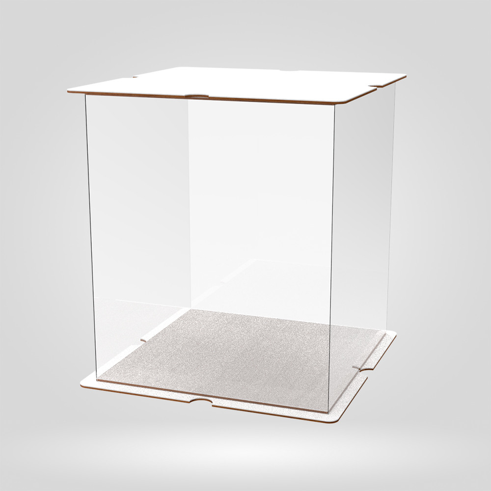 Коробка для тортів, квітів та подарунків EKOSTAR 250х250х300, фото 1