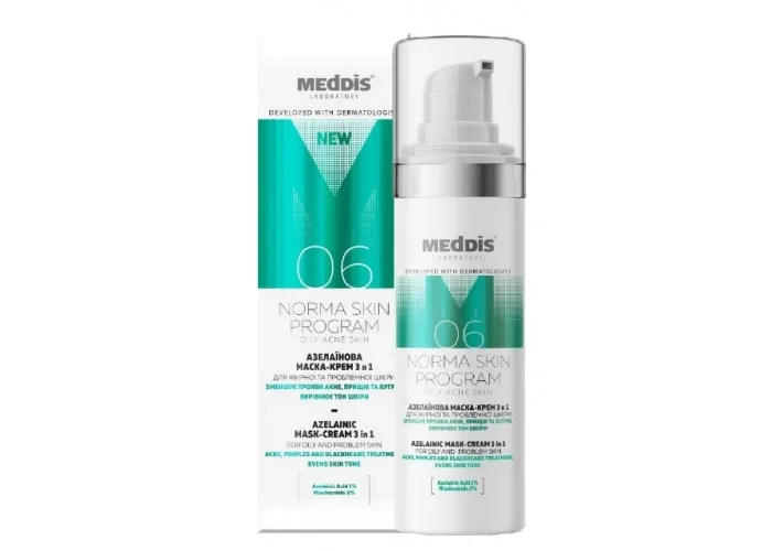 Meddis Маска-крем Азелаїнова, 30 мл, фото 1