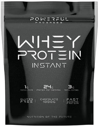 Протеин Powerful Progress 100% Whey Protein 1 кг шоколад, фото 1