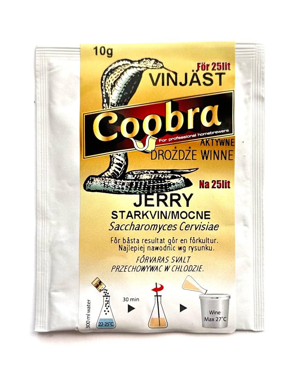 Дріжджі COOBRA Винні JERRY 10 г
