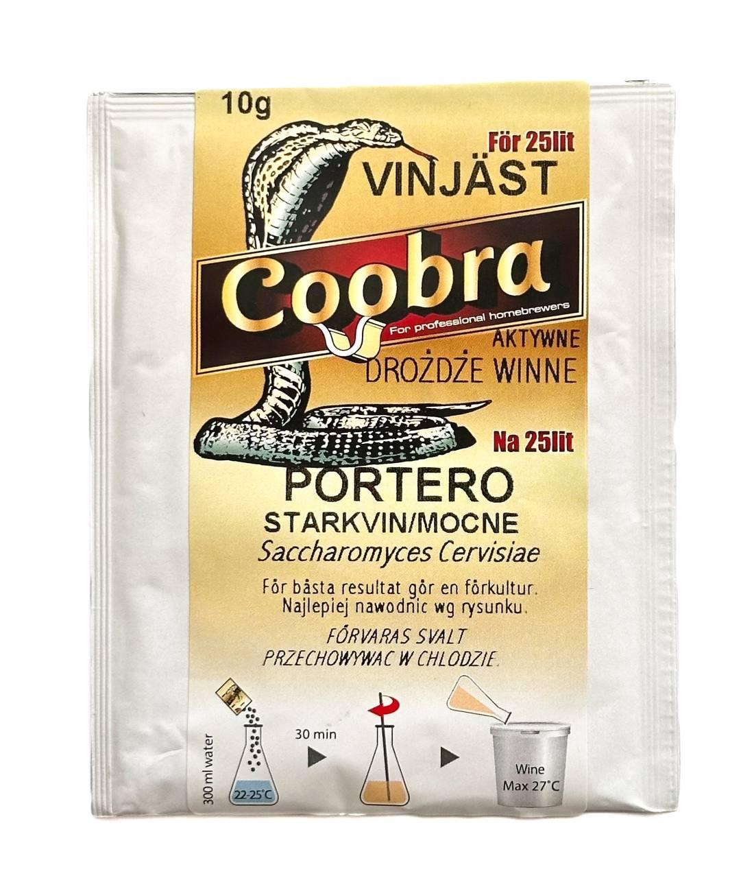 Дріжджі COOBRA Винні PORTERO 10 г