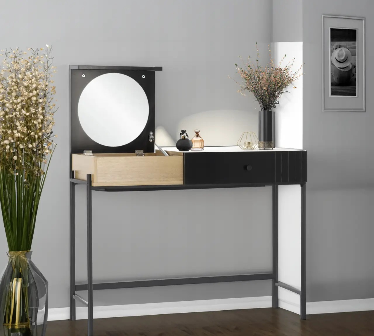 Туалетний косметичний столик LOFT RETRO 100x40x79см Польща