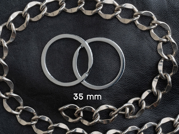 Кільце пласке.  35мм, фото 1