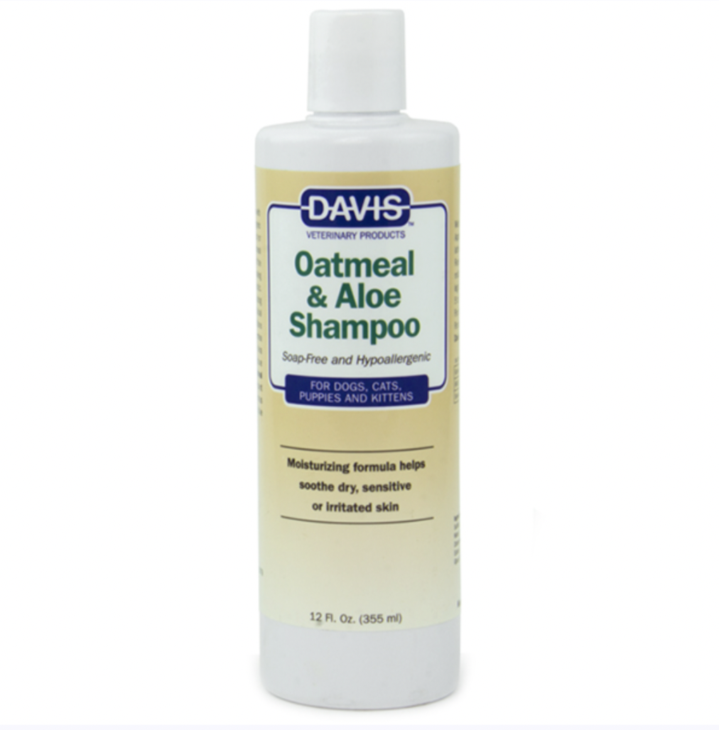 Davis Oatmeal & Aloe Shampoo ДЕВІС ВІВСЯНЕ БОРОШНО З АЛОЕ гіпоалергенний шампунь для собак і котів, концентрат