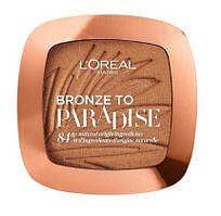 Бронзер для обличчя L'Oreal Bronze To Paradise 03 Back to bronze, 9 г