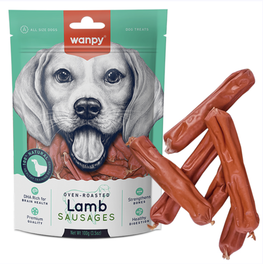 Wanpy Lamb Sausages ВАНПІ СОСИСКИ З ЯГНЯМ ласощі для собак