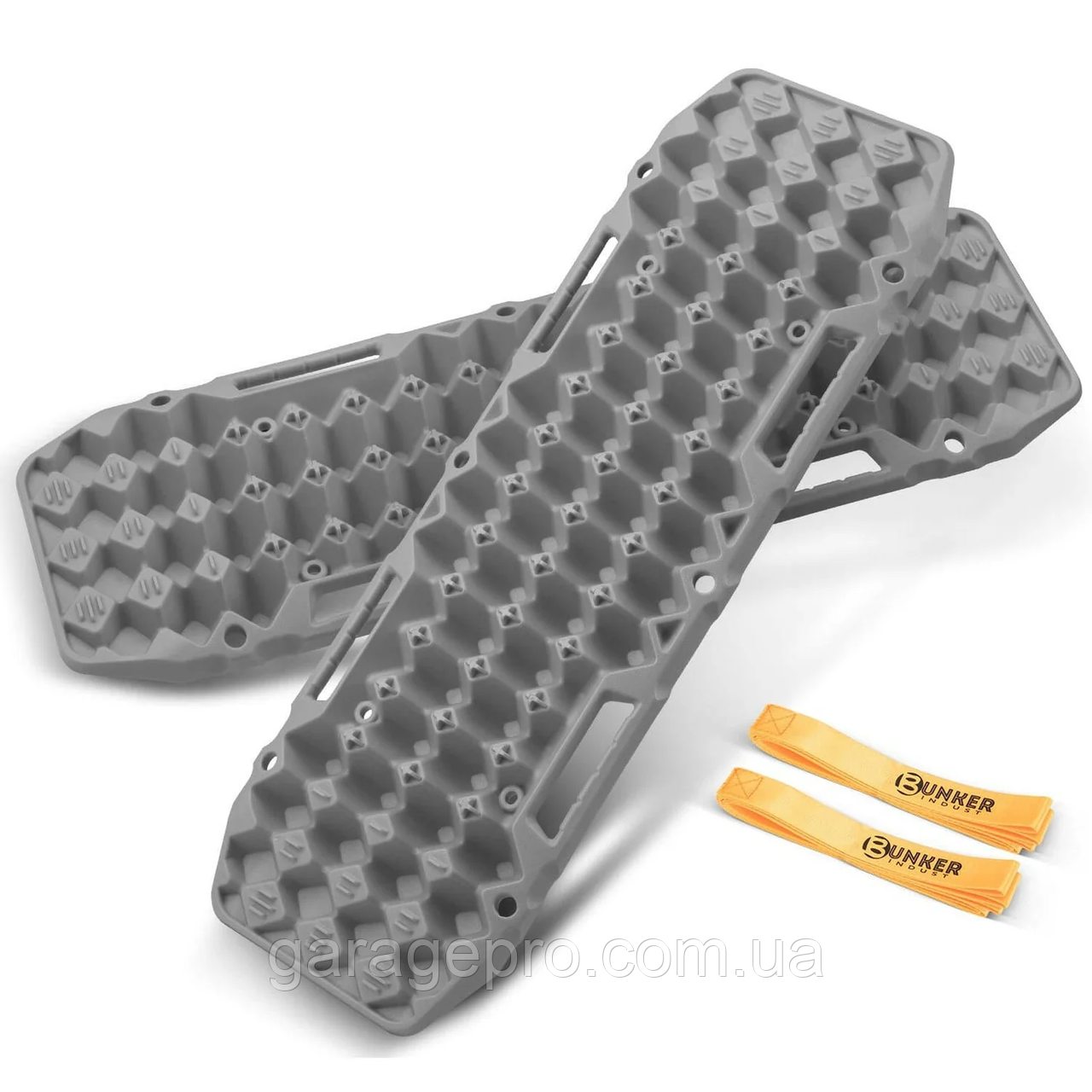 Пластикові сенд-траки для пікапа та позашляховика Bunker (Сірий / пара), фото 1