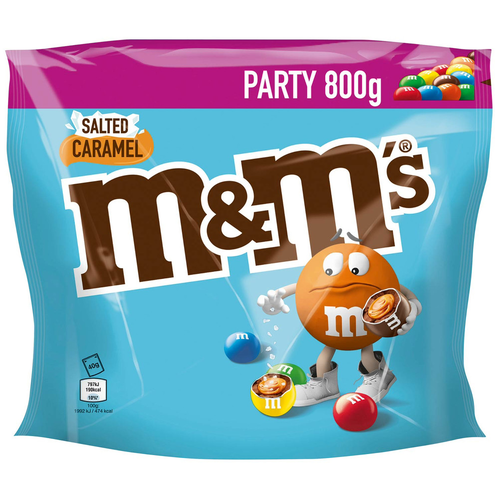 M&M'S Salted Caramel Шоколадне драже з солоною карамелю 800g