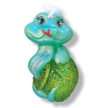 Новорічні іграшки символ 2025 року Змія 30 см зілля