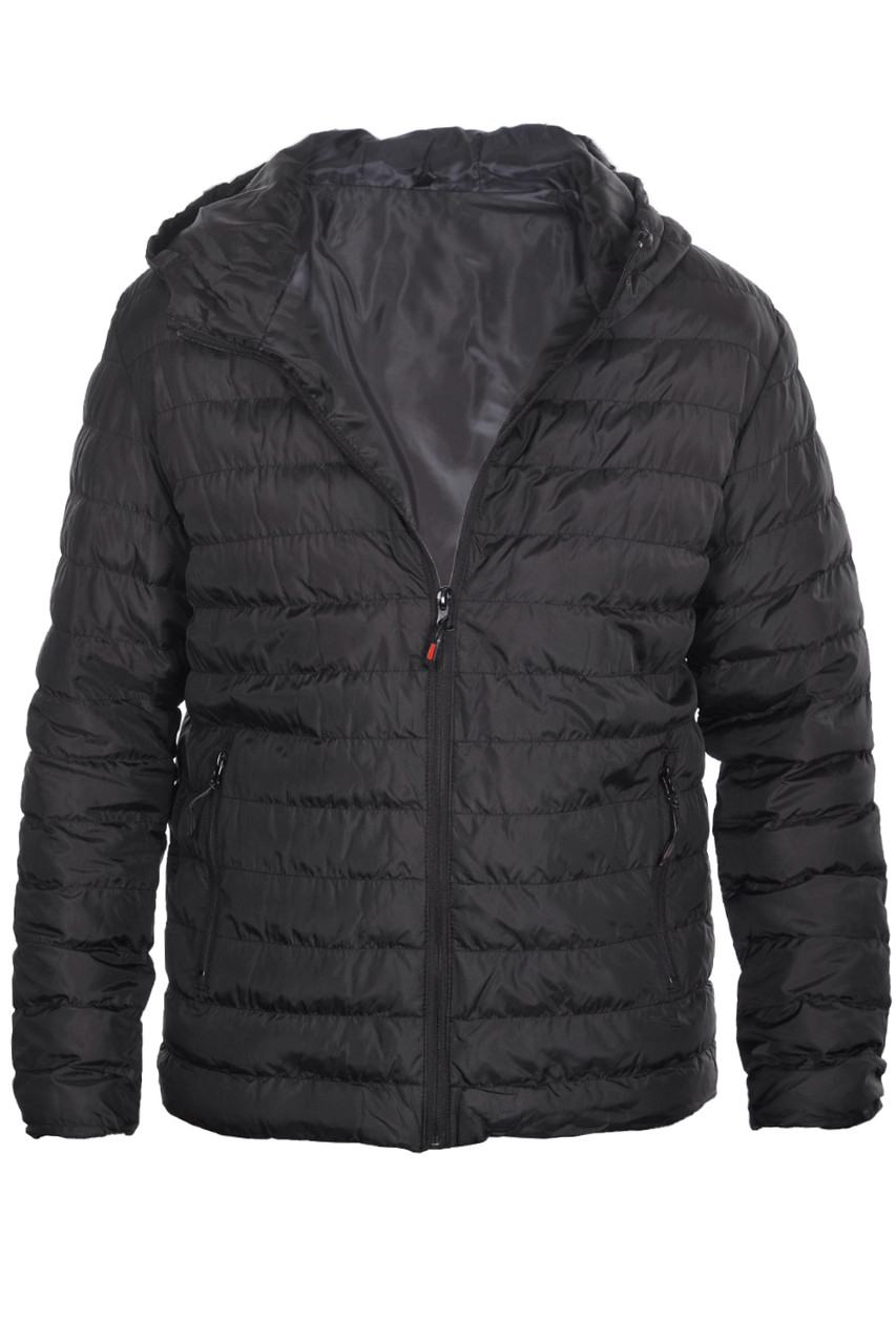 Куртка чоловіча демісезонна тонка North River 24-M101 чорна