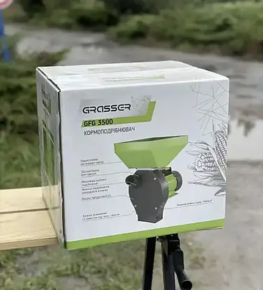Кормоподрібнювач Grasser GFG 3500 – потужний та ефективний інструмент для подрібнення зерна! Зернодробілка, фото 5