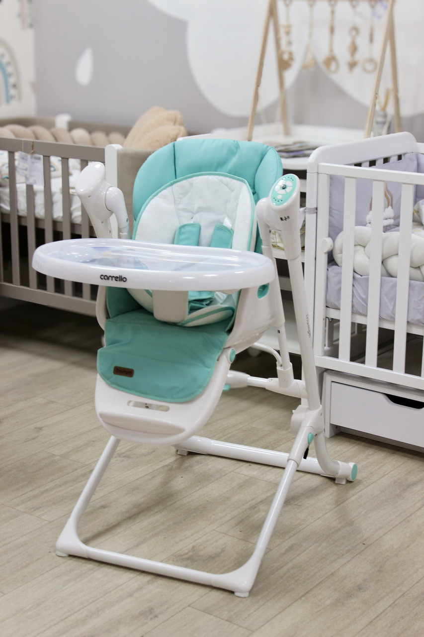 Стільчик для годування 3в1 CARRELLO Triumph CRL-10302 Тріумф, Mint Green