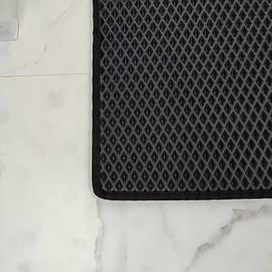 Брудозахисний килимок в передпокій з EVA матеріалу cірий ромб