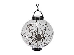 Ліхтарик Halloween білий 20см світло на бат-ці MS 4186 ТМ METR