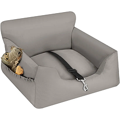 Автокрісло для собак Tectake Milow 55x50x29 см сіре