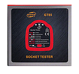 Тестер Benetech GT85 для перевірки підключення фази, нуля та заземлення в розетці, фото 9