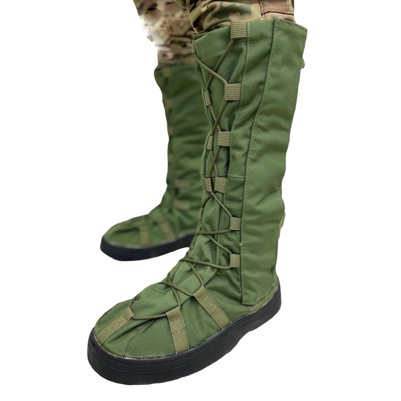 Бахіли водозахисні на взуття OVER BOOT олива, фото 1