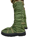 Бахіли водозахисні на взуття OVER BOOT олива, фото 2