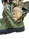 Бахіли водозахисні на взуття OVER BOOT олива, фото 3