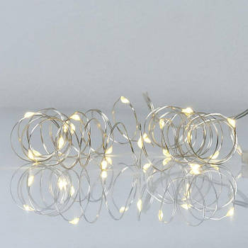 Електрогірлянда Yes! Fun Нитка на мідному дроті 20 LED тепло-біла 2 м статич батареї 975020 G-Rich