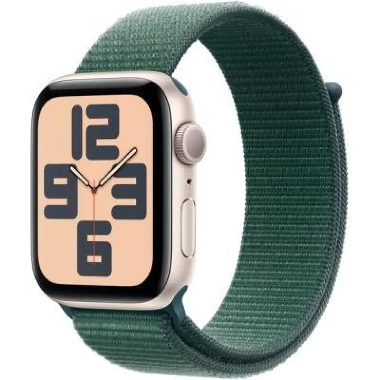 Apple Watch SE 2 GPS 40mm Starlight Aluminium Case w. Lake Green Sport Loop