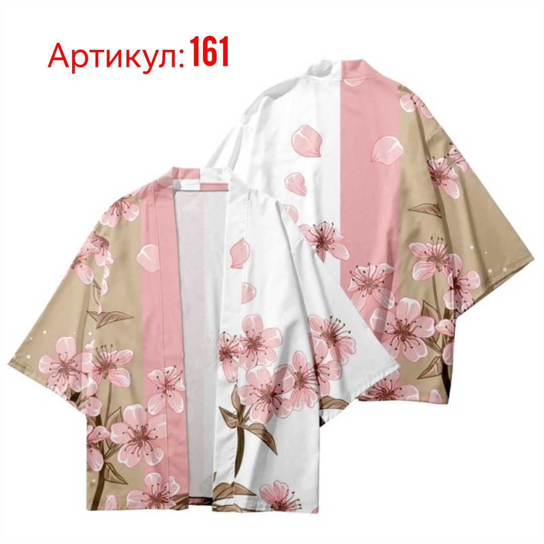 Хаори с цветами сакуры розовые/белые (ID#2393060947), цена: 560 ...