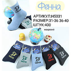 Дитячі махрові шкарпетки для хлопчика Розміри: 31-36, 36-40 (14149)
