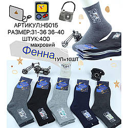 Дитячі та підліткові махрові шкарпетки Розміри: 31-36, 36-40 (14150)