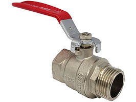 Кран кульовий 1/2" ВЗ V&G Optima червона ручка 15шт.