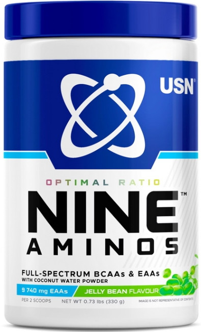 Амінокислоти USN Nine Aminos 330гр драже