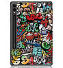 Чохол Primolux Slim для планшета Samsung Galaxy Tab S10 Plus 12.4" (SM-X826) - Graffiti, фото 3
