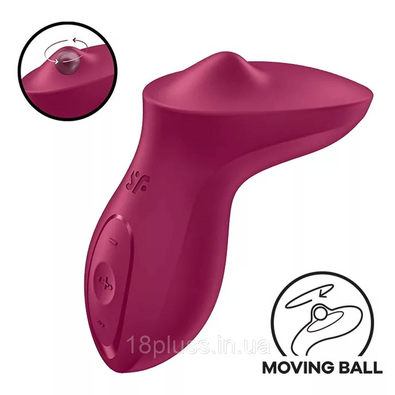 Накладний кліторальний стимулятор Satisfyer Exciterrr Berry